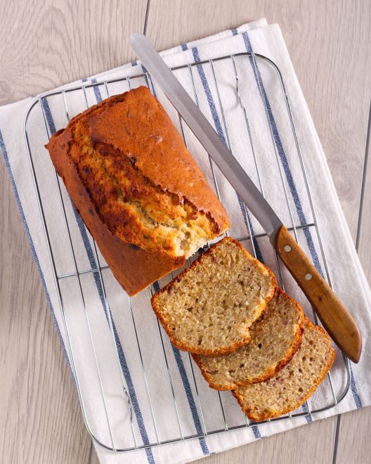 The easiest no-mixer banana bread