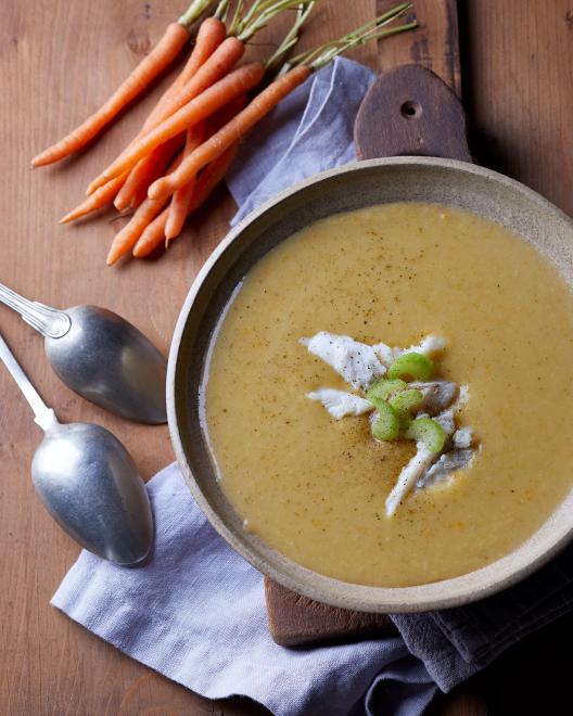 Τι να μαγειρέψω σήμερα Πέμπτη; Ψαρόσουπα βελουτέ με λαχανικά