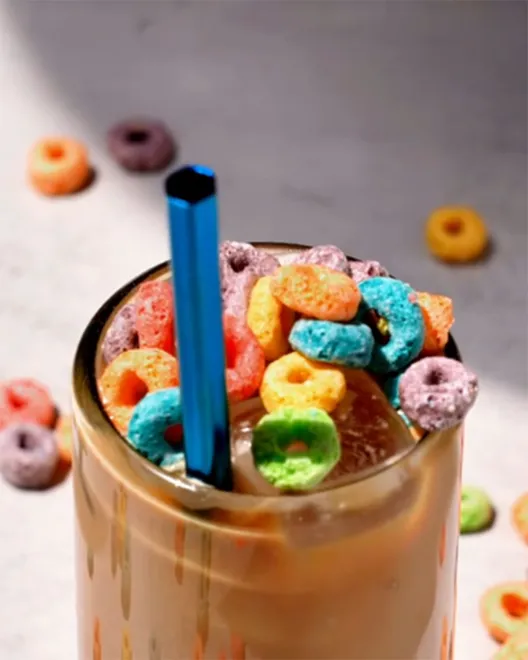 Cereal milk latte