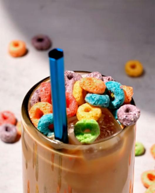 Cereal milk latte