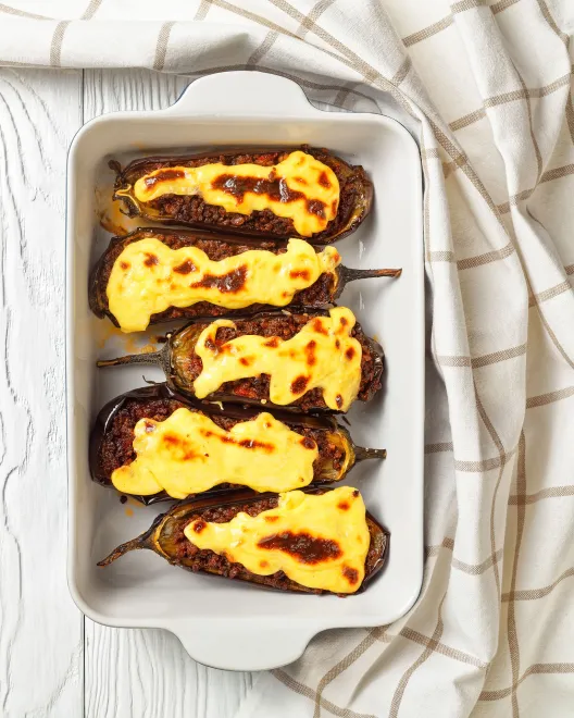 Μελιτζάνες παπουτσάκια