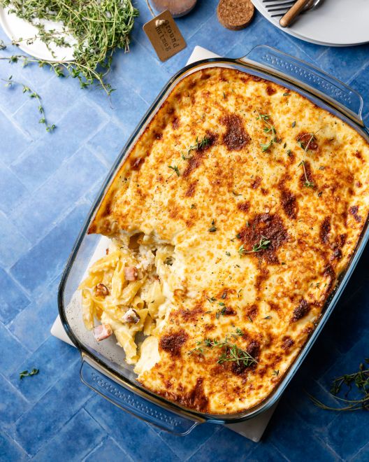 Mom’s ultimate pasta soufflé