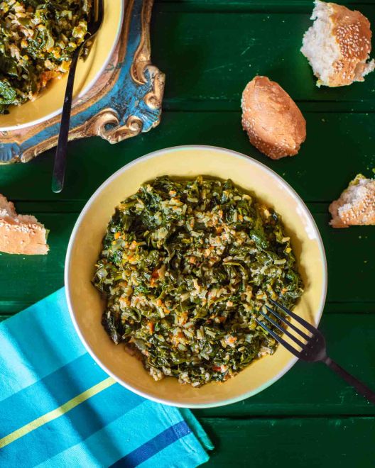 Τι να μαγειρέψω σήμερα Δευτέρα; - Σπανακόρυζο κοκκινιστό