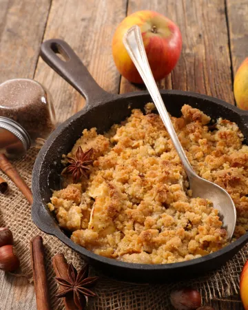 Apple crumble
