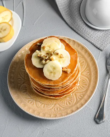 Pancakes με μπανάνα