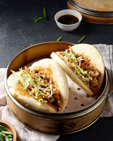 Αφράτα bao buns σε δύο εκδοχές: Με μοσχάρι και vegan Bao Buns σε δύο εκδοχές