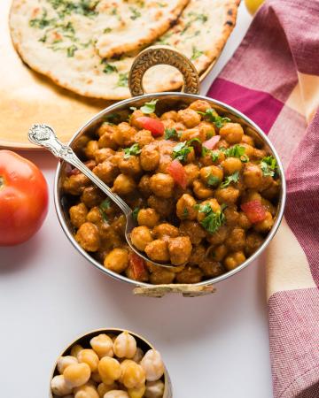 Chana Masala: Αρωματικό κάρι με λαχανικά και ρεβίθια chana masala