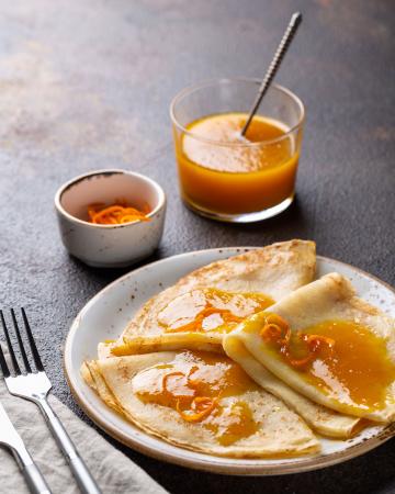 Μυρωδάτες, αυθεντικές, γαλλικές κρέπες crepes suzette Κρεπ Σουζέτ