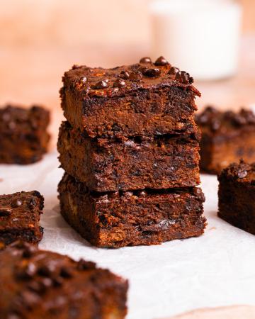 Vegan Brownies με 4 υλικά Vegan Brownies