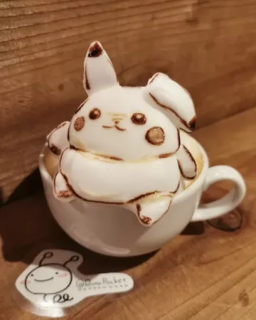 Καφές με 3D σχέδια από anime και βιντεοπαιχνίδια