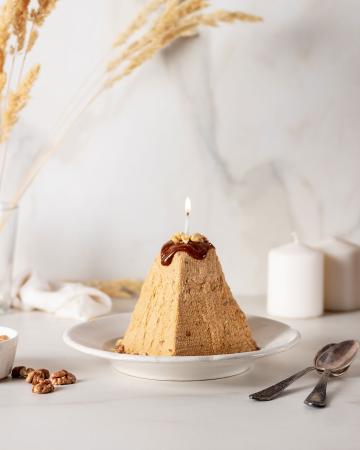Cheese Paskha με καρύδια και σοκολάτα Cheese Paskha