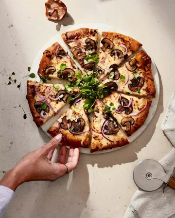 Pizza στο air fryer