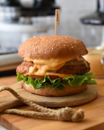 Burger κοτόπουλο