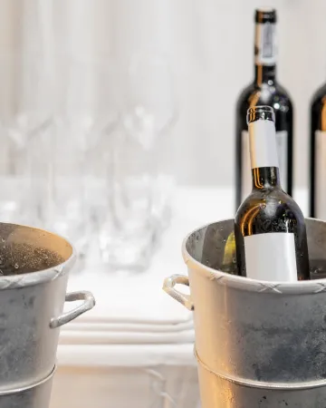 What is the correct way to chill wine?