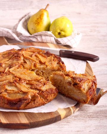 Κέικ με αχλάδια