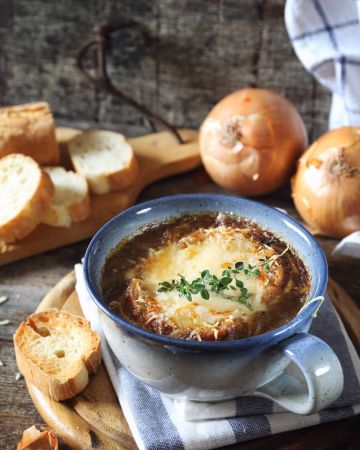 Γαλλική κρεμμυδόσουπα