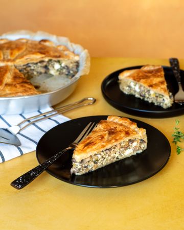 Μανιταρόπιτα με σφολιάτα