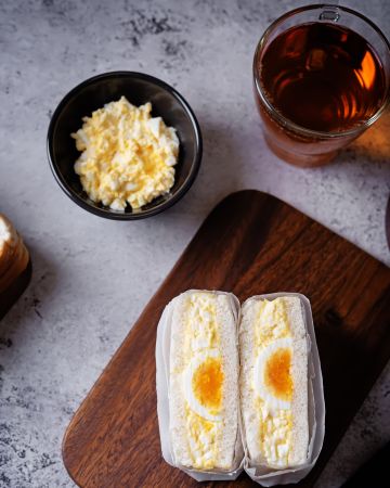 Sando sandwich με αυγό