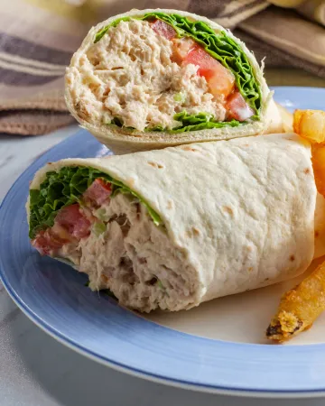 Tuna salad wrap