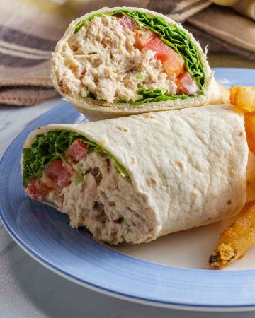 Tuna salad wrap