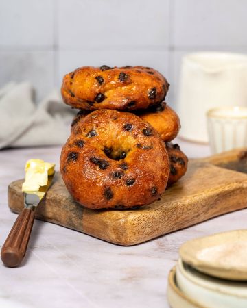 Bagels με σοκολάτα