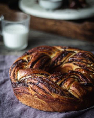Babka με κρέμα κάστανο