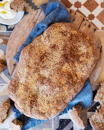 Λαγάνα ολικής άλεσης 