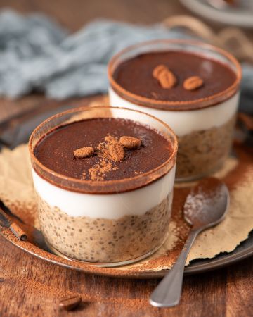 Tiramisu chia pudding