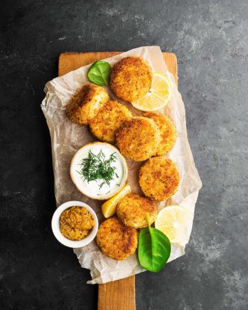 Κεφτεδάκια μπακαλιάρου πανέ