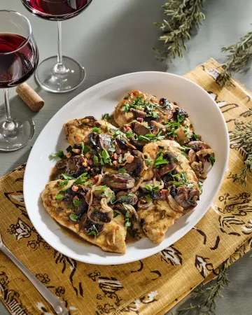 Κοτόπουλο μαρσάλα (chicken marsala)