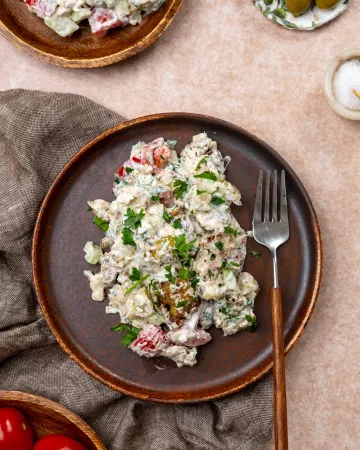Crispy potato salad 