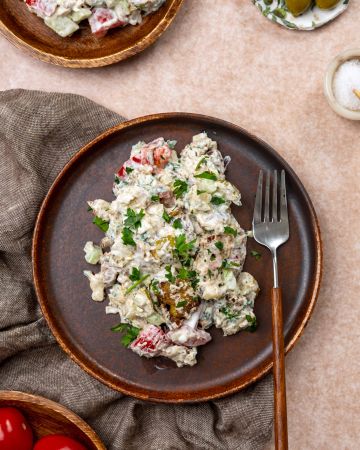 Crispy potato salad 