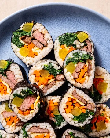 Συνταγή για κορεάτικο kimbap