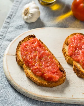 Pan con tomate 