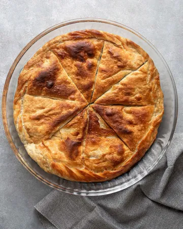Κολοκυθόπιτα αλμυρή με σπιτικό φύλλο