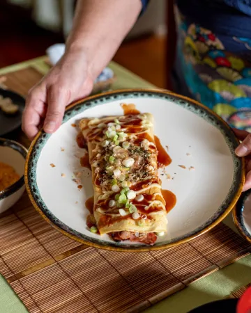 Ιαπωνική ομελέτα Tonpeiyaki