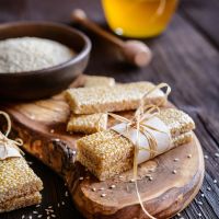 Παστέλι μόνο με μέλι και σουσάμι