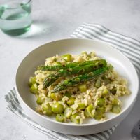 Ριζότο με σπαράγγια Ριζότο με σπαράγγια