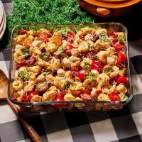 Pizza pasta salad 