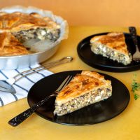 Μανιταρόπιτα με σφολιάτα