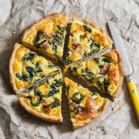 Τάρτα με σπανάκι και κολοκύθα