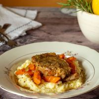 Χοιρινό λεμονάτο με καρότα