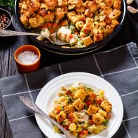 Γέμιση γαλοπούλας με ψωμί