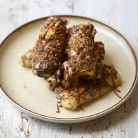 Ρολάκια μπανάνας στο air fryer