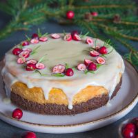 Βασιλόπιτα με σοκολάτα και γλάσο