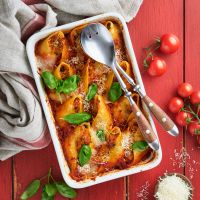 Κοχύλες γεμιστές με κιμά  