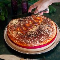 Βασιλόπιτα τσουρέκι πολίτικη με μαστίχα, μαχλέπι και κακουλέ 