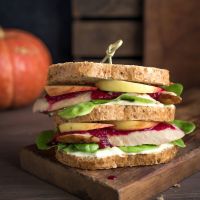 Σάντουιτς με leftovers γαλοπούλας