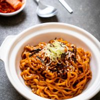 Κορεάτικα kimchi noodles