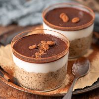 Tiramisu chia pudding